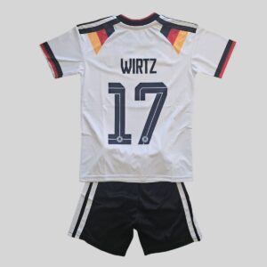 Germany Wirtz #17 Home World Cup Jersey 2026 Kids